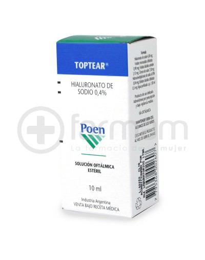Toptear Solucion Oftalmica Esteril 0,4 mg/ml 10ml