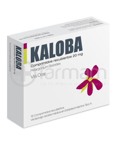 Kaloba Comprimidos Recubiertos 20mg 15