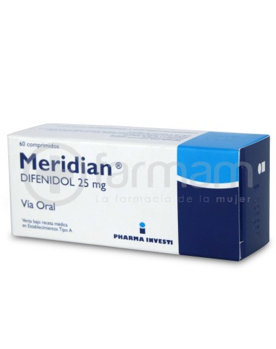 Meridian Comprimidos 25mg.60