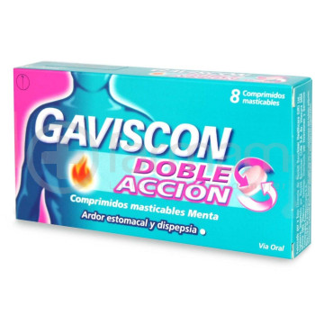Gaviscon Doble Accion Comprimidos Masticables Menta . 8
