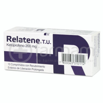 Relatene Tu Comprimidos 200 mg 10