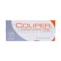 Coliper Comprimidos 2 mg 6 Coliper Comprimidos 2 mg 6