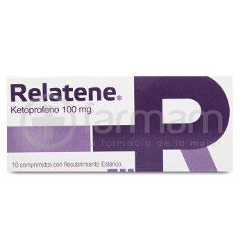 Relatene Comprimidos Recubiertos 100 mg 10