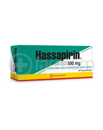 Hassapirin Puro Comprimidos 500 mg 20 Hassapirin Puro Comprimidos 500 mg 20
