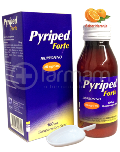 Pyriped Forte Suspension Oral 200mg/5ml. 100ml