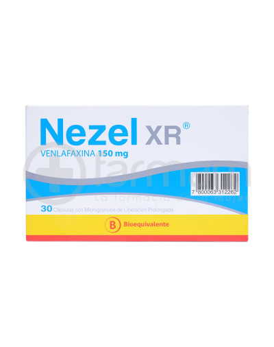 Nezel Xr Capsulas Con granulos Recubiertos De Liberacion Prolongada 150mg.30 Nezel Xr Capsulas Con granulos Recubiertos De Liberacion Prolongada 150mg.30