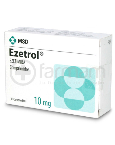 Ezetrol Comprimidos 10 mg 30 Ezetrol Comprimidos 10 mg 30