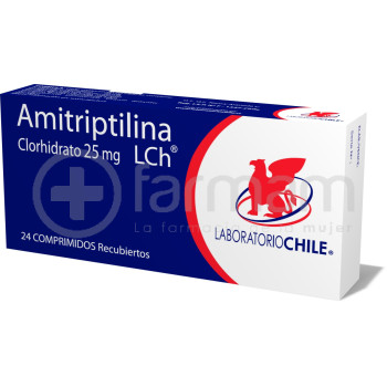 Amitriptilina Comprimidos Recubiertos 25 mg 24