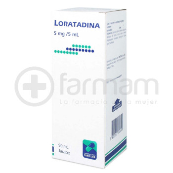 Loratadina Jarabe 5mg/5ml 90 ml