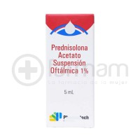 Prednisolona Acetato Suspension Oftalmica 1% 5ml