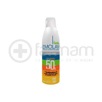 Emolan Protector Solar Familia F50+ Uvb/Uva.Spray Continuo.170ml Emolan Protector Solar Familia F50+ Uvb/Uva.Spray Continuo.170ml
