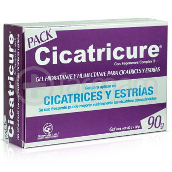 Cicatricure Gel Para Cicatrices Y Estrias 60G+Gel Para Cicatrices Y Estrias 30G