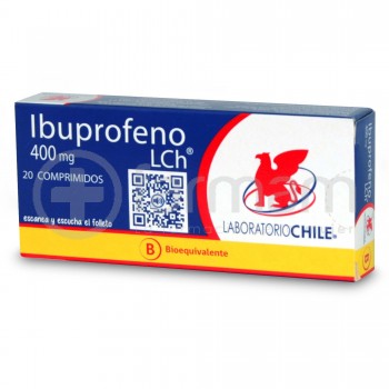Ibuprofeno Bioequivalente Comprimidos Recubiertos 400 mg.20