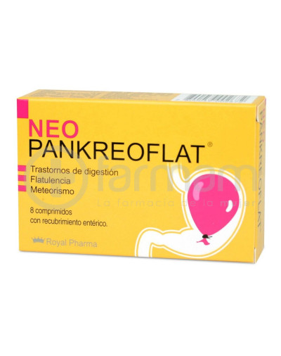 Neo-Pankreoflat Comprimidos 8 Neo-Pankreoflat Comprimidos 8
