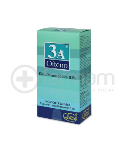 3A Ofteno Solucion Oftalmica 0.1% C/Frasco Gotero 5ml