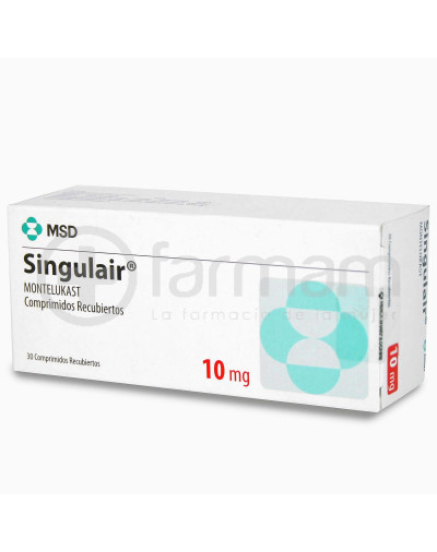 Singulair Comprimidos Recubiertos 10 mg 30