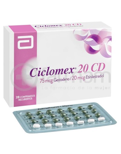 Ciclomex-20 Cd Comprimidos Recubiertos 28