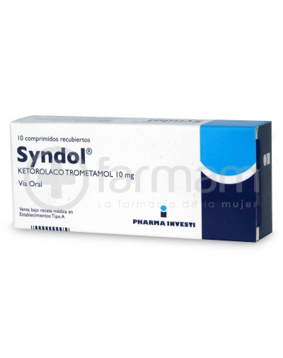 Syndol Comprimidos 10 mg 10