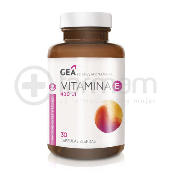 Gea Natural Vitamina-E Capsulas 400 Unidades Internacionales 30