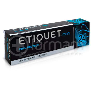 Etiquet Men Desodorante Crema Antitranspirante 24Hrs Full Protect 60gr.