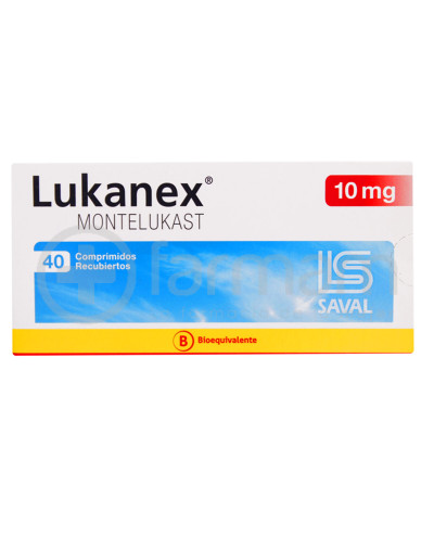 Lukanex Comprimidos Recubiertos 10 mg. 40