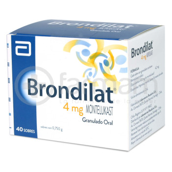 Brondilat granulado Oral 4mg Sobres De 0.755gr.X40