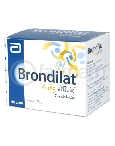 Brondilat granulado Oral 4mg Sobres De 0.755gr.X40
