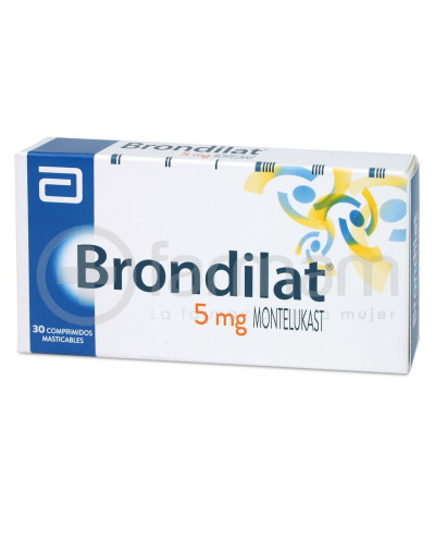 Brondilat Comprimidos Masticables 5 mg 30