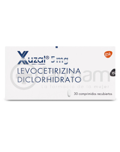 Xuzal 5mg.Comprimidos Recubiertos 30