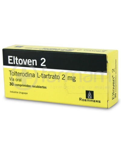 Eltoven 2 Comprimidos Recubiertos Via Oral 2mg. 30