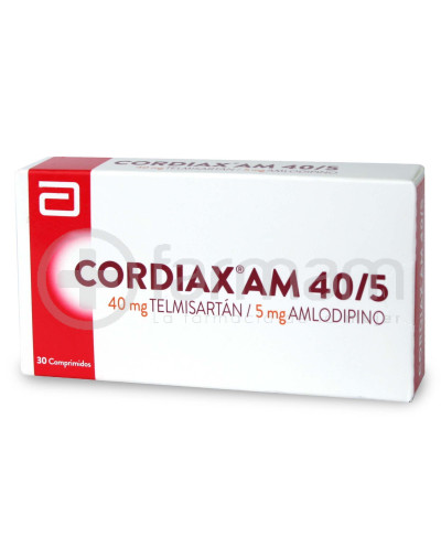Cordiax Am Comprimidos 40/5 mg.30 Cordiax Am Comprimidos 40/5 mg.30