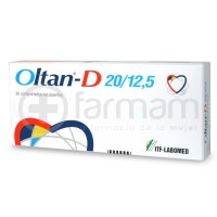 Oltan-D Comprimidos Recubiertos 20mg/12,5mg.30