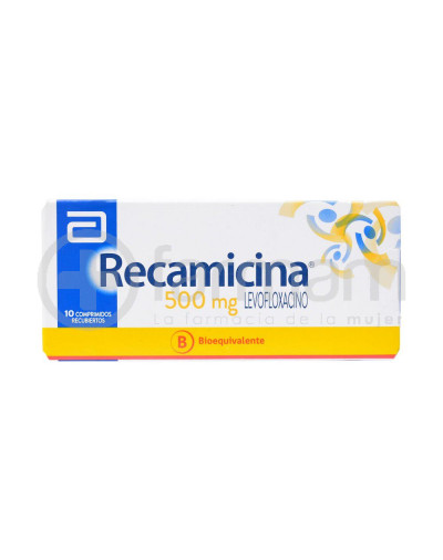 Recamicina Comprimidos Recubiertos 500 mg 10