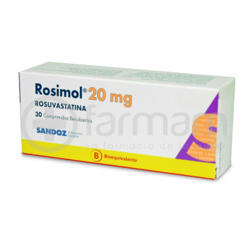 Rosimol Comprimidos Recubiertos 20mg.30