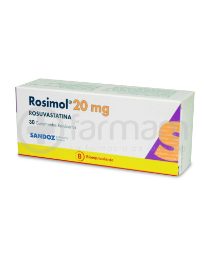 Rosimol Comprimidos Recubiertos 20mg.30