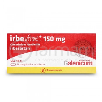 Irbevitae Comprimidos Recubiertos 150mg.28