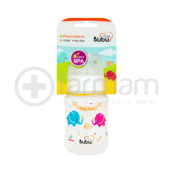 Bubu Mamadera Boca Ancha 240ml