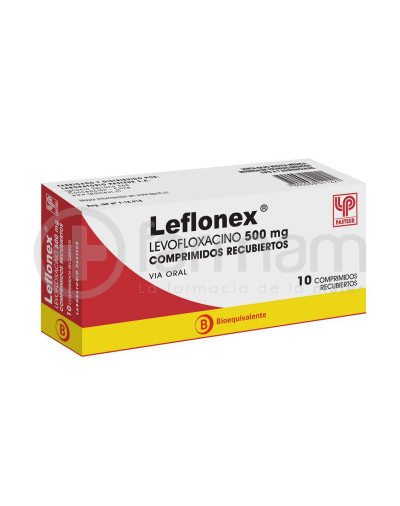 Leflonex Comprimidos Recubiertos 500mg.10