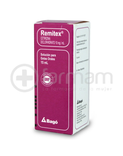 Remitex gotas 10mg/ml.15ml.
