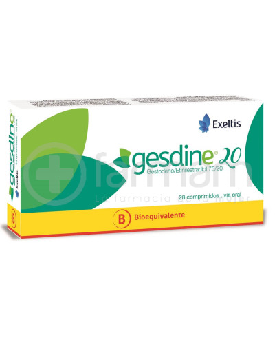 Gesdine 20 Comprimidos 75/20 X28 Gesdine 20 Comprimidos 75/20 X28