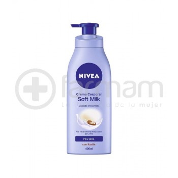 Nivea Body Milk Soft Smooth Sensation Piel Seca Cr.Corporal 400ml/387G