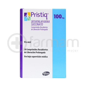 Pristiq Comprimidos Recubiertos De Liberacion Prolongada 100mg.28 Pristiq Comprimidos Recubiertos De Liberacion Prolongada 100mg.28