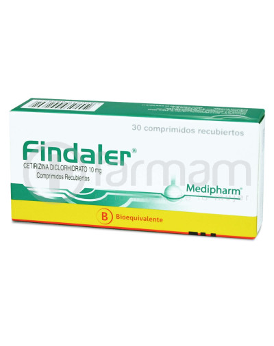 Findaler Comprimidos 10 mg 30