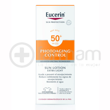 Eucerin Sun Lotion Fps50+ Photoaging Control Extra Light Protector Solar 150ml