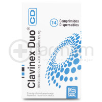 Clavinex Duo Cd Comprimidos Dispersables 875/125mg.14 Clavinex Duo Cd Comprimidos Dispersables 875/125mg.14