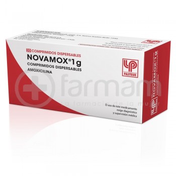 Novamox Comprimidos Dispersables 1gr. 20