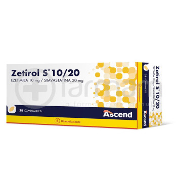 Zetirol S Comprimidos 10/20mg.28