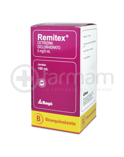 Remitex Jarabe 5mg/5ml. 100ml.