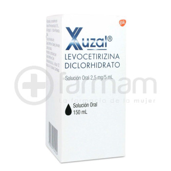Xuzal Solucion Oral 2,5mg/5ml.150ml