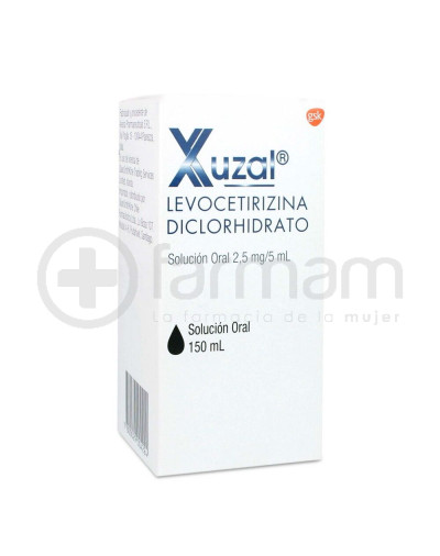 Xuzal Solucion Oral 2,5mg/5ml.150ml